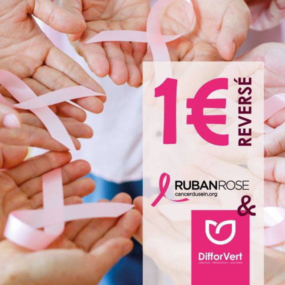 DifforVert s’engage avec l’association Ruban Rose